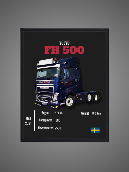 Volvo FH 500 - Wall Poster