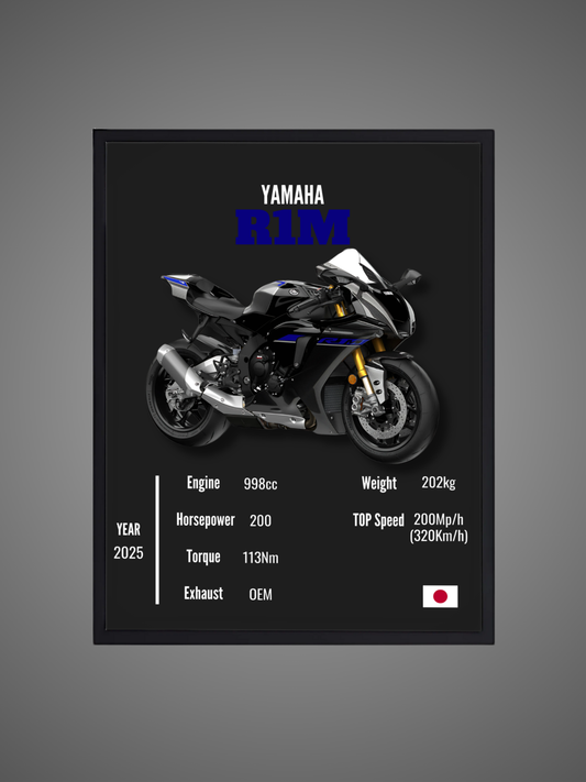 Yamaha R1M - Wall Poster