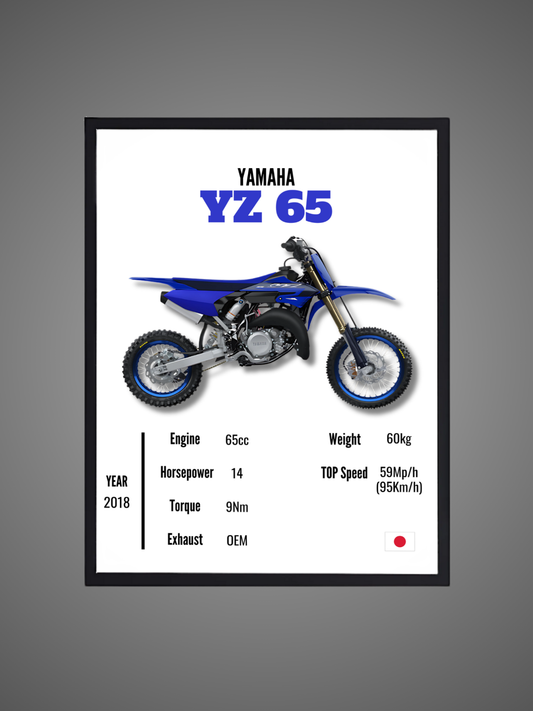 Yamaha YZ 65 - Wall Poster