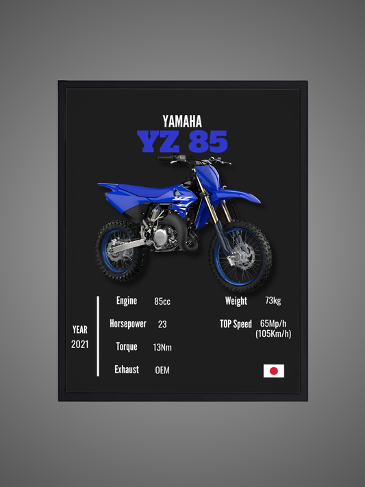 Yamaha YZ 85 - Wall Poster
